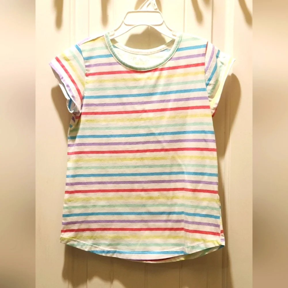 The Children's Place Multicolor Striped Kids T-Shirt